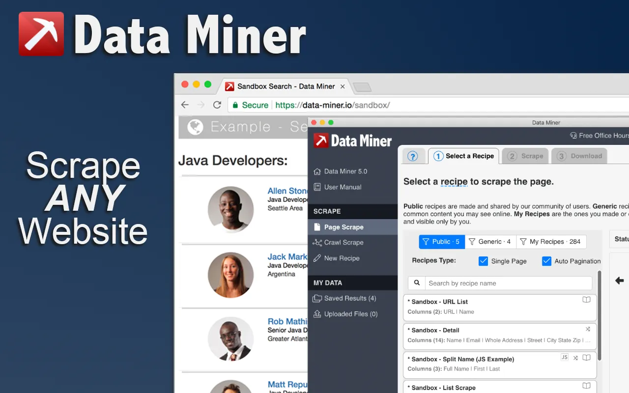 Data Scraper – 瀏覽器上的簡單資料擷取工具